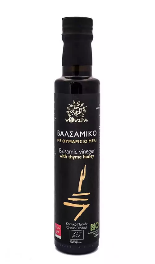 Organic Balsamic Vinegar with thyme honey