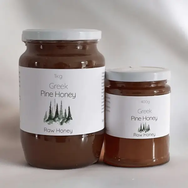 Raw Greek pine Honey